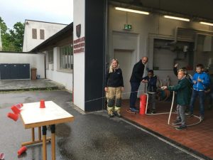Besuch bei der Freiwilligen Feuerwehr Hochbrück