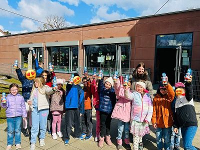 Der Osterhase zu Besuch