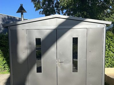 Unser neues Pausenhof-Häuschen